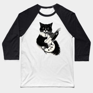 Cat stev The guitarist Baseball T-Shirt